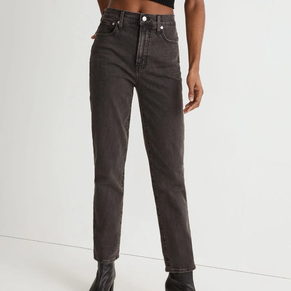 Madewell The Petite Perfect Vintage Jean Lunar Wash (Petite 25)